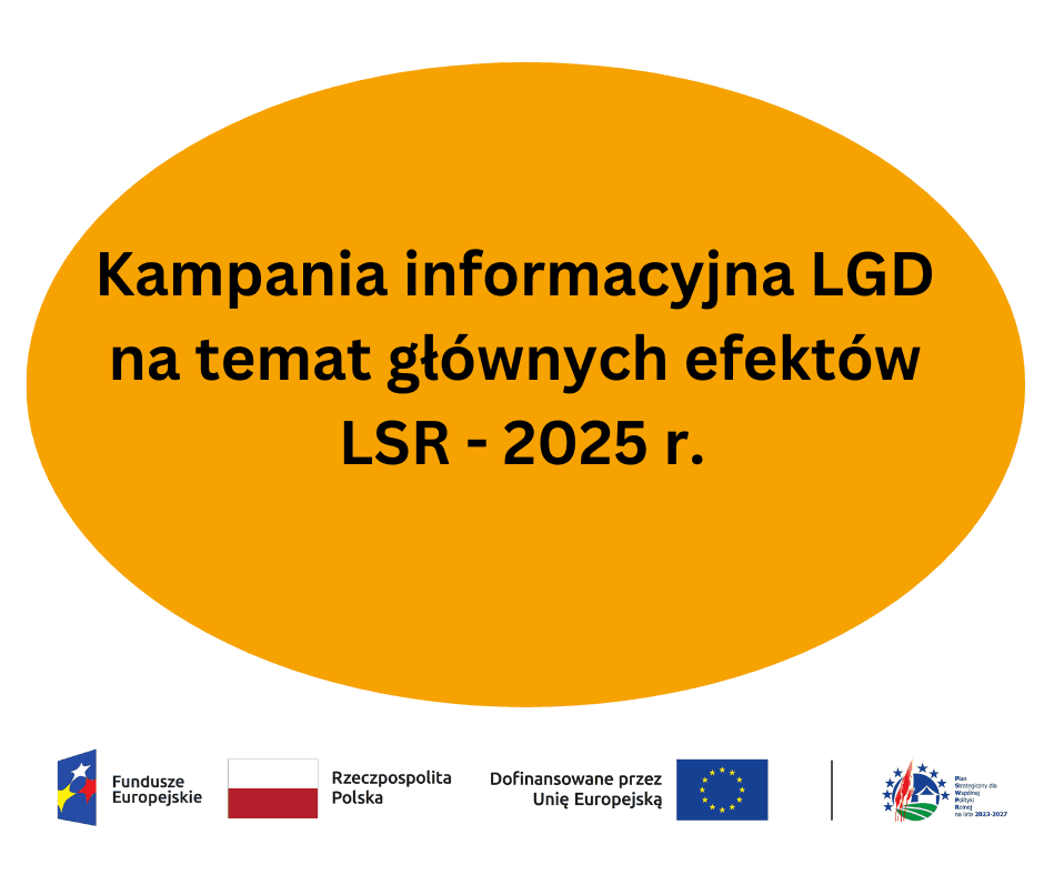 Kampania informacyjna LGD na temat głównych efektów LSR - 2025 r.
