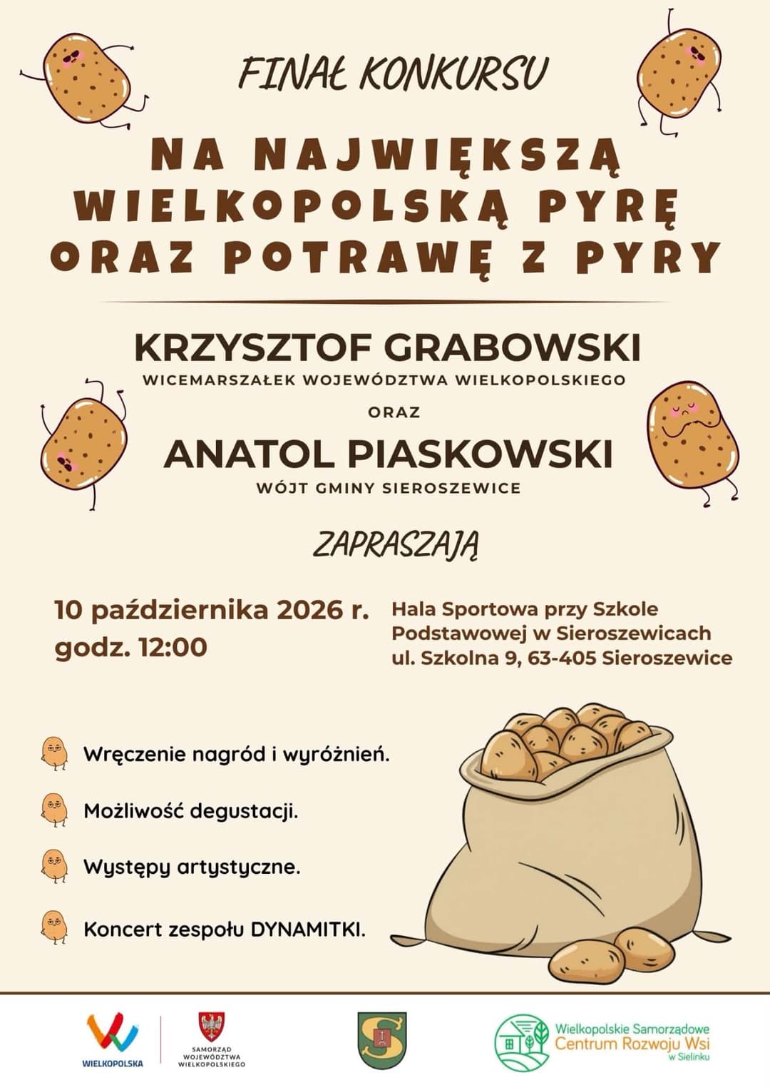 Konkurs "Na największą wielkopolską pyrę oraz potrawę z pyry"