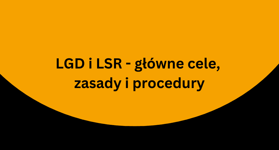 LGD i LSR - główne cele, zasady i procedury